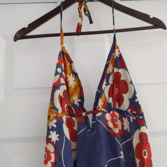 3 for $15 - Floral Halter Maxi Dress - Picture 2 of 6